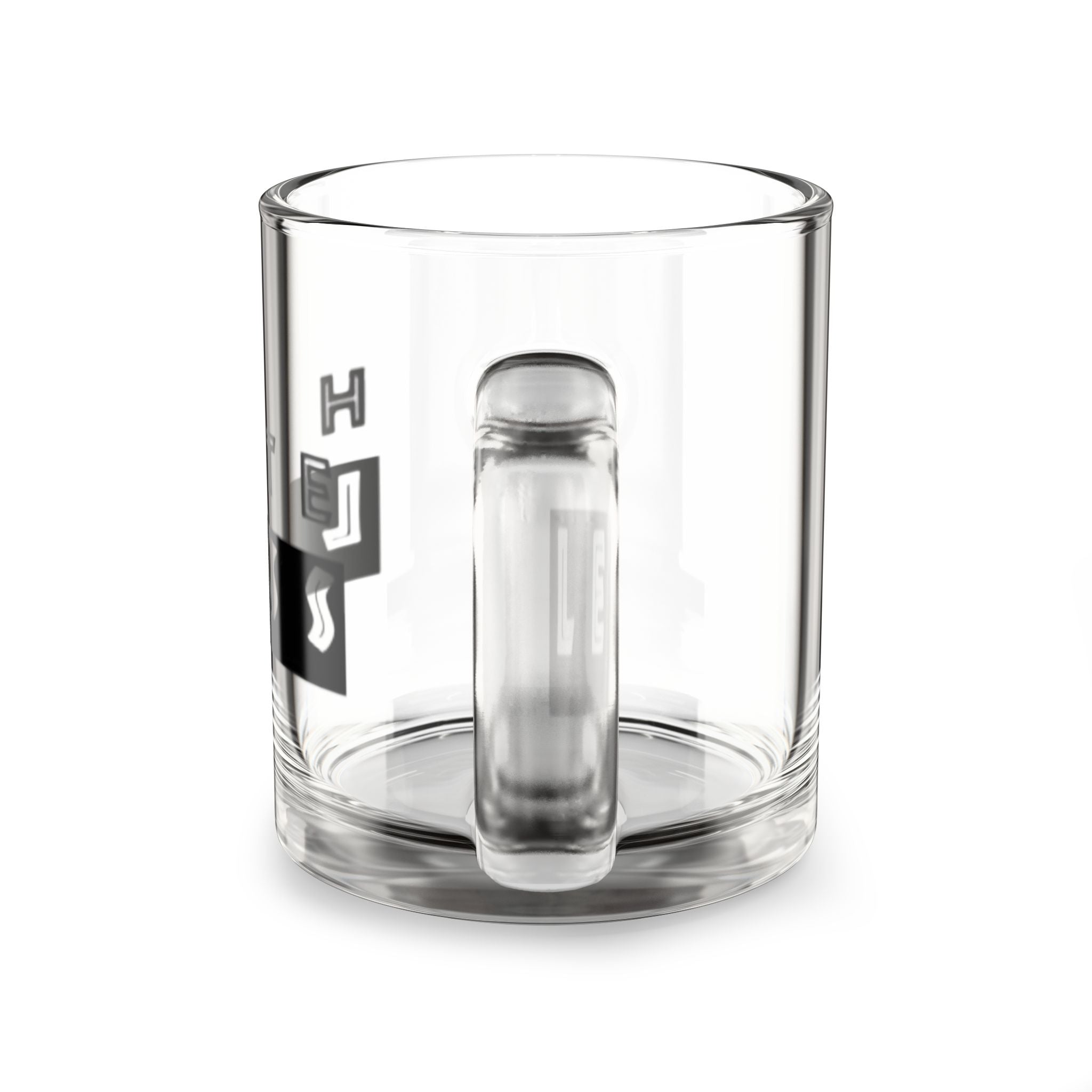 Hate Less Glass Mug - 10oz Inspirational Drinkware