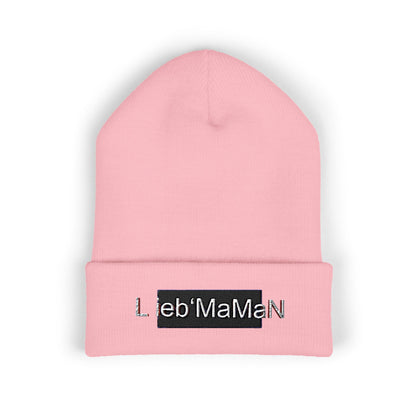 Beanie Hat with Lieb MaMaN Embroidery