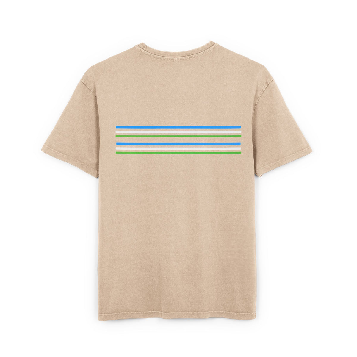 Oversize Tee with Bold Lines