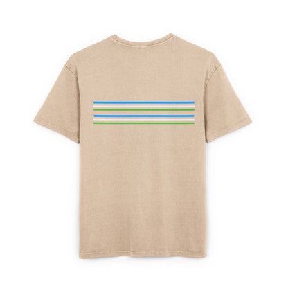 Oversize Tee with Bold Lines