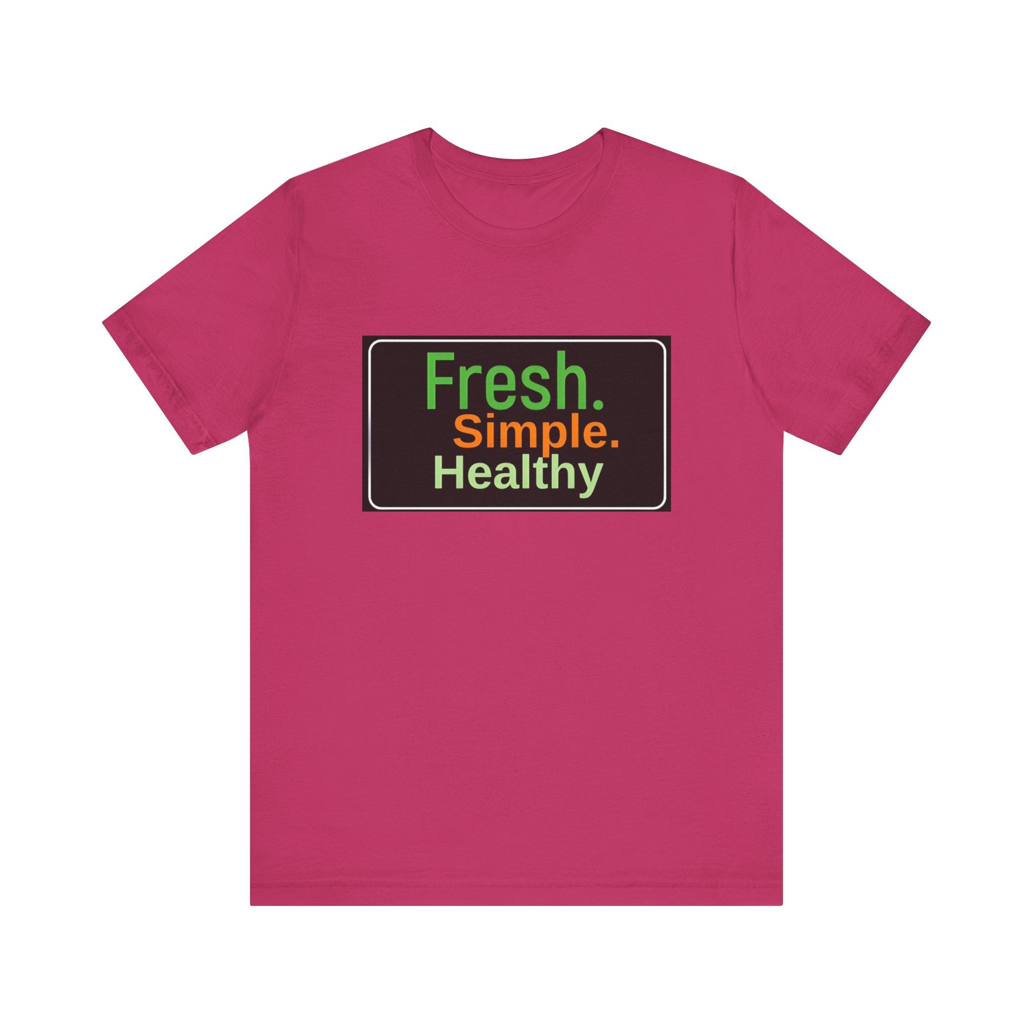 Unisex Fresh Simple Short Sleeve Tee
