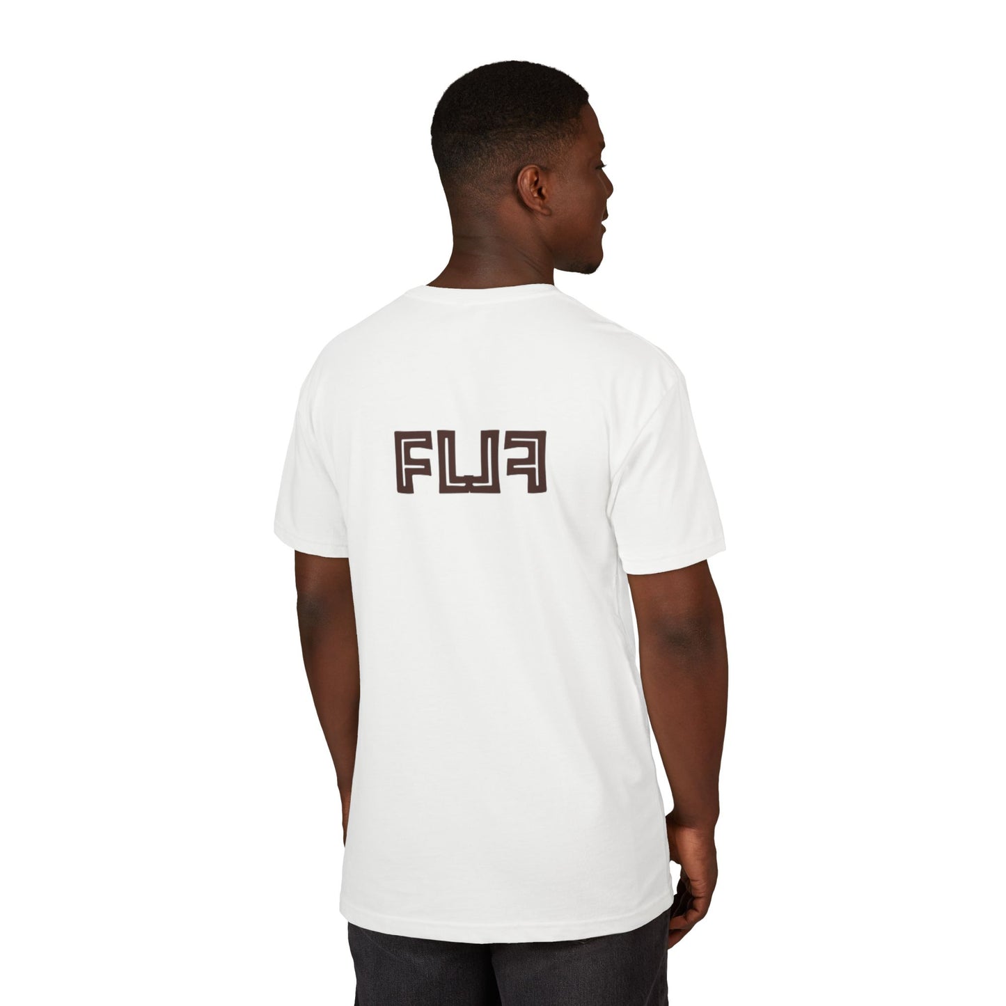 Stylish Unisex Sueded T-Shirt with Bold 'FLU' Graphic | Casual Wear, Gift Idea, Streetwear, Everyday Comfort, Fashion Statement