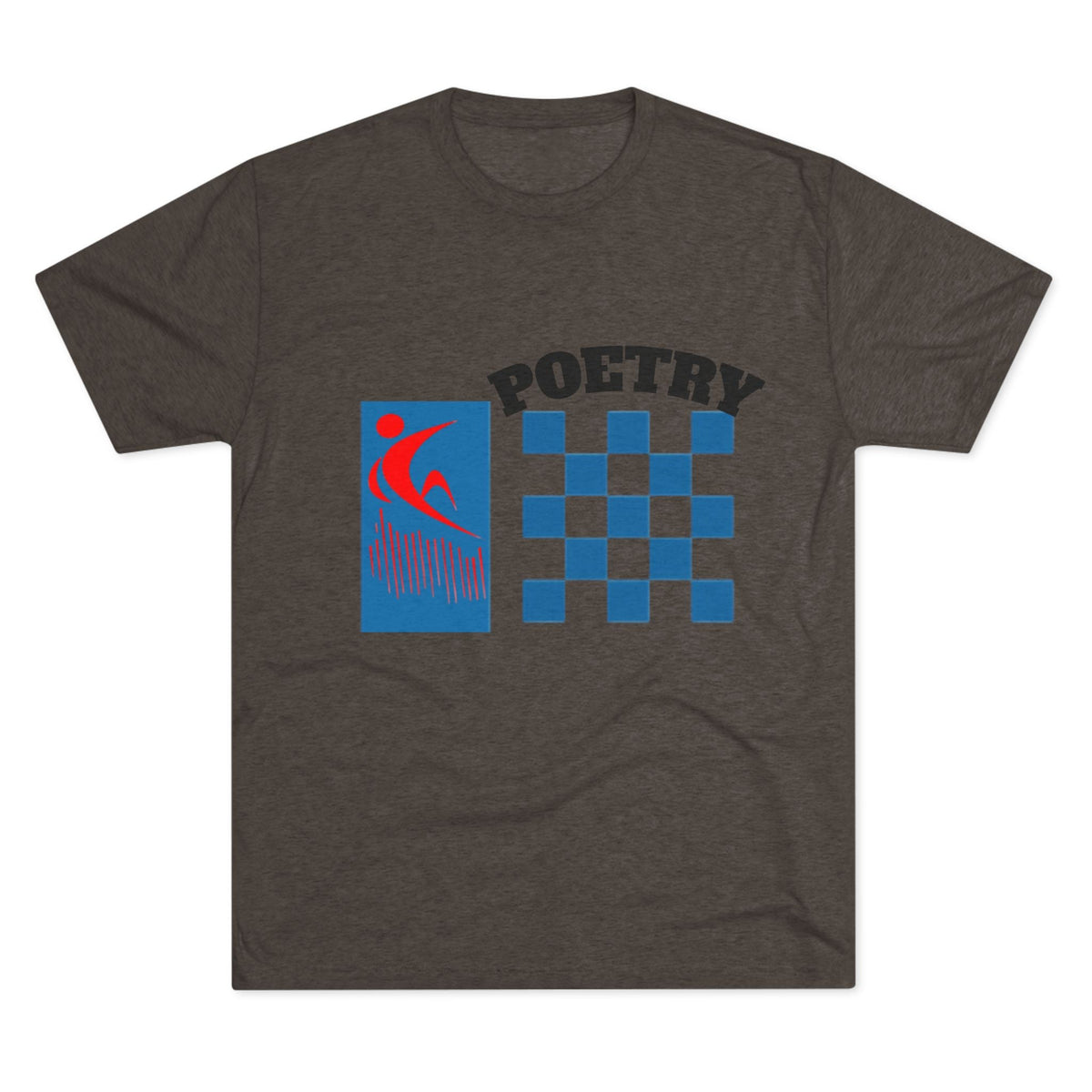 Poetry Inspired Unisex Tri-Blend Crew Tee - Soft Casual Wear for Artistic Souls, Perfect for Poetry Lovers, Gift for Writers, Creative [...] Printify
