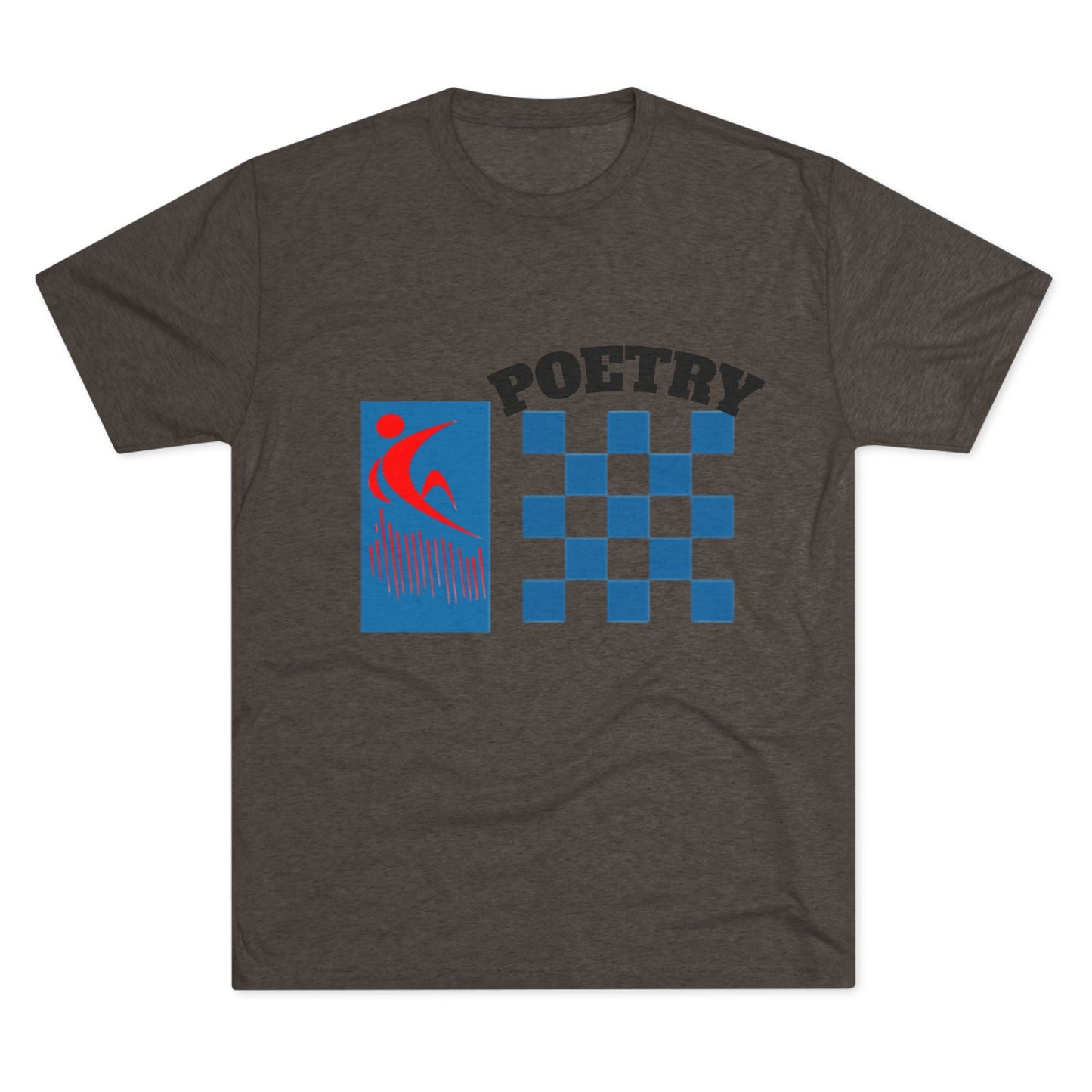 Poetry Inspired Unisex Tri-Blend Crew Tee - Soft Casual Wear for Artistic Souls, Perfect for Poetry Lovers, Gift for Writers, Creative [...] Printify