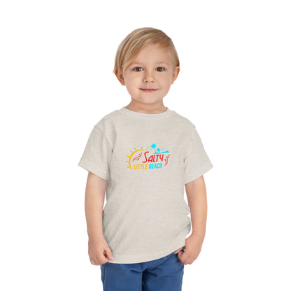 T-shirt pour tout-petits Salty Little Beach 