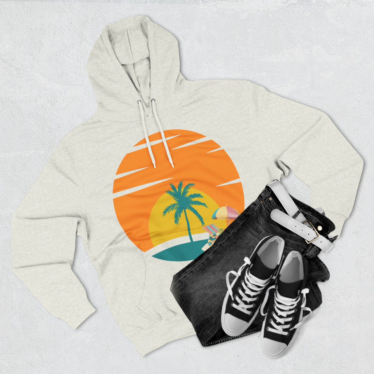 Fleece Hoodie - 'iland' Design