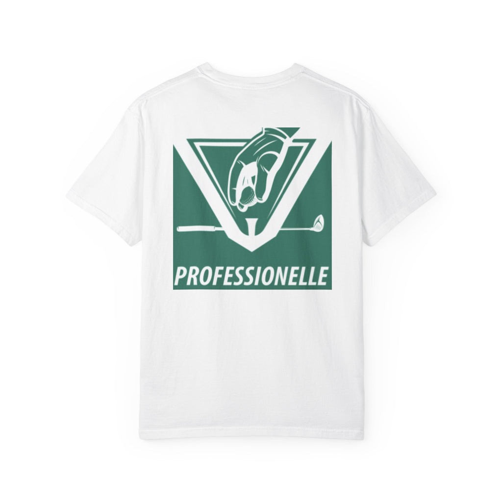 Golf Lover's Unisex Garment-Dyed T-Shirt - 'Professionnelle' Design