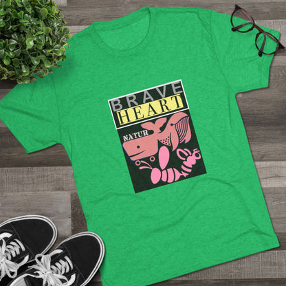 Brave Heart Tri-Blend Unisex T-Shirt