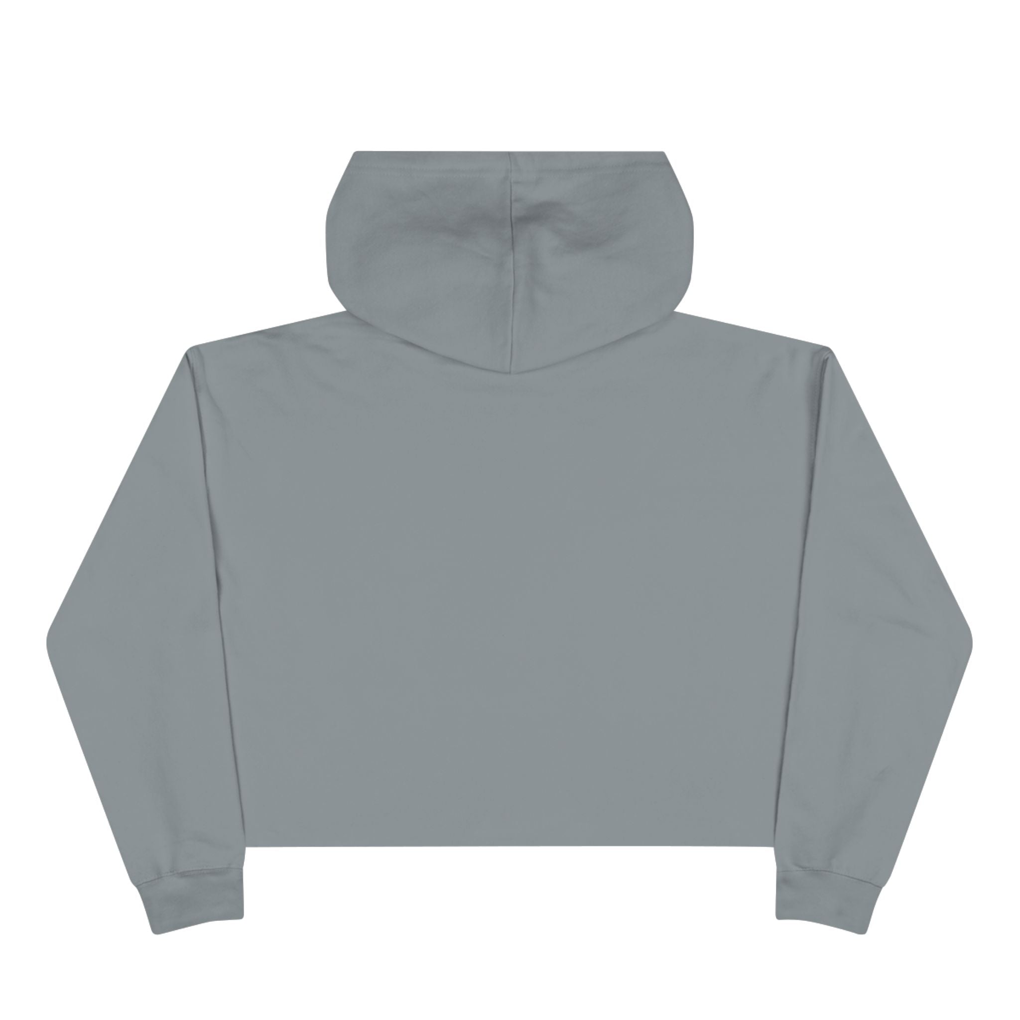 Snowflake Crop Hoodie - ' I'm with Him Let it Snow' design