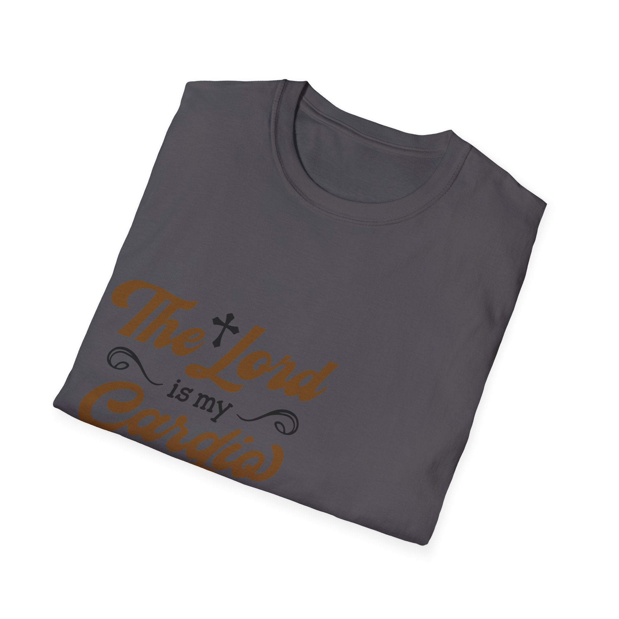 Faith-Inspired Unisex T-Shirt, The Lord is My Cardia, Christian Apparel, Spiritual Gift, Everyday Comfort Wear, Perfect for Church, [...] Printify