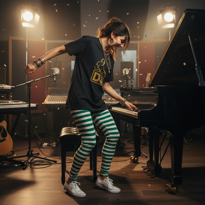 DJ Graphic Tee — Gold Turntable DJ Shirt for Music Lovers Printify