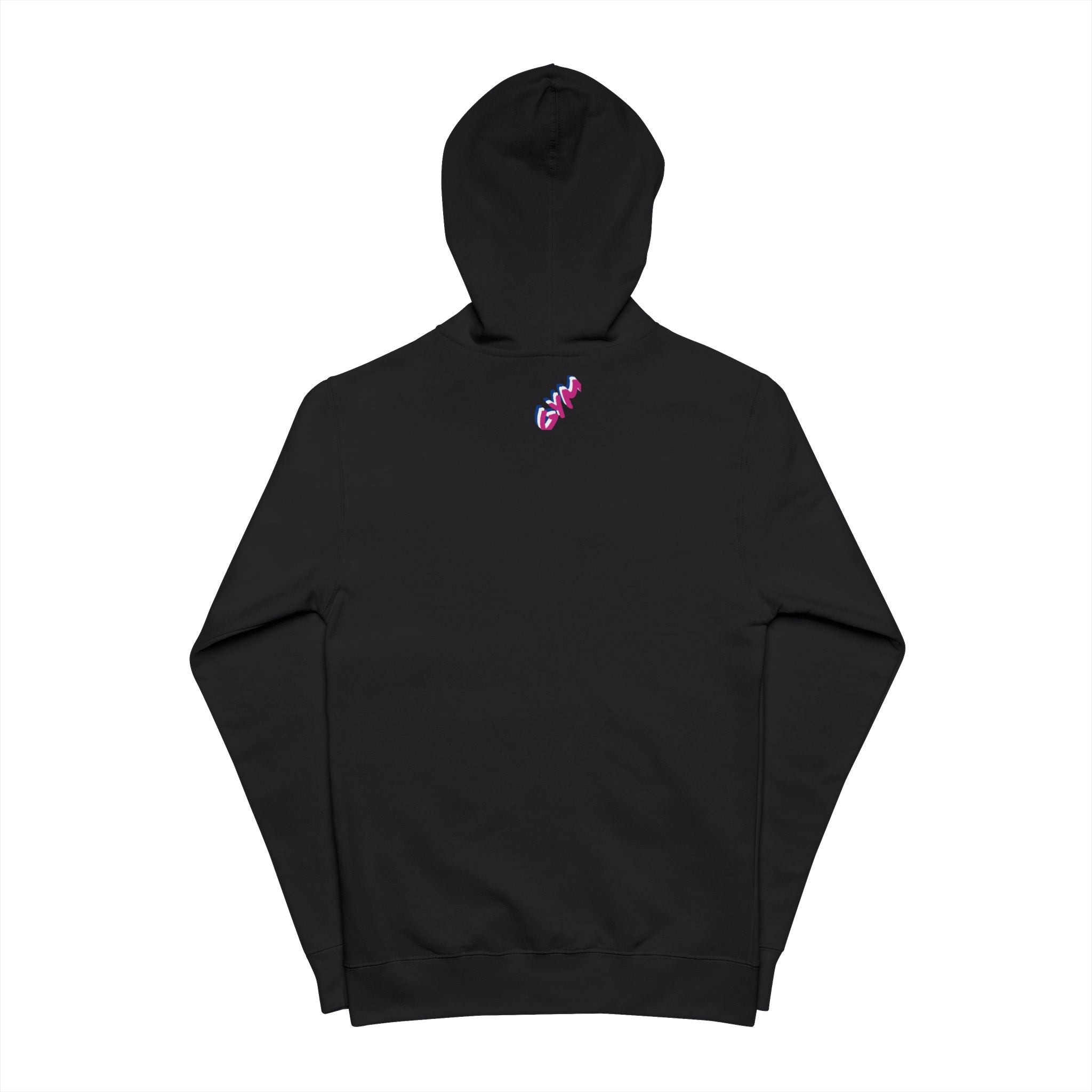 Unisex Fleece Zip Up Hoodie - Vibrant Graphic Design for Casual Comfort
