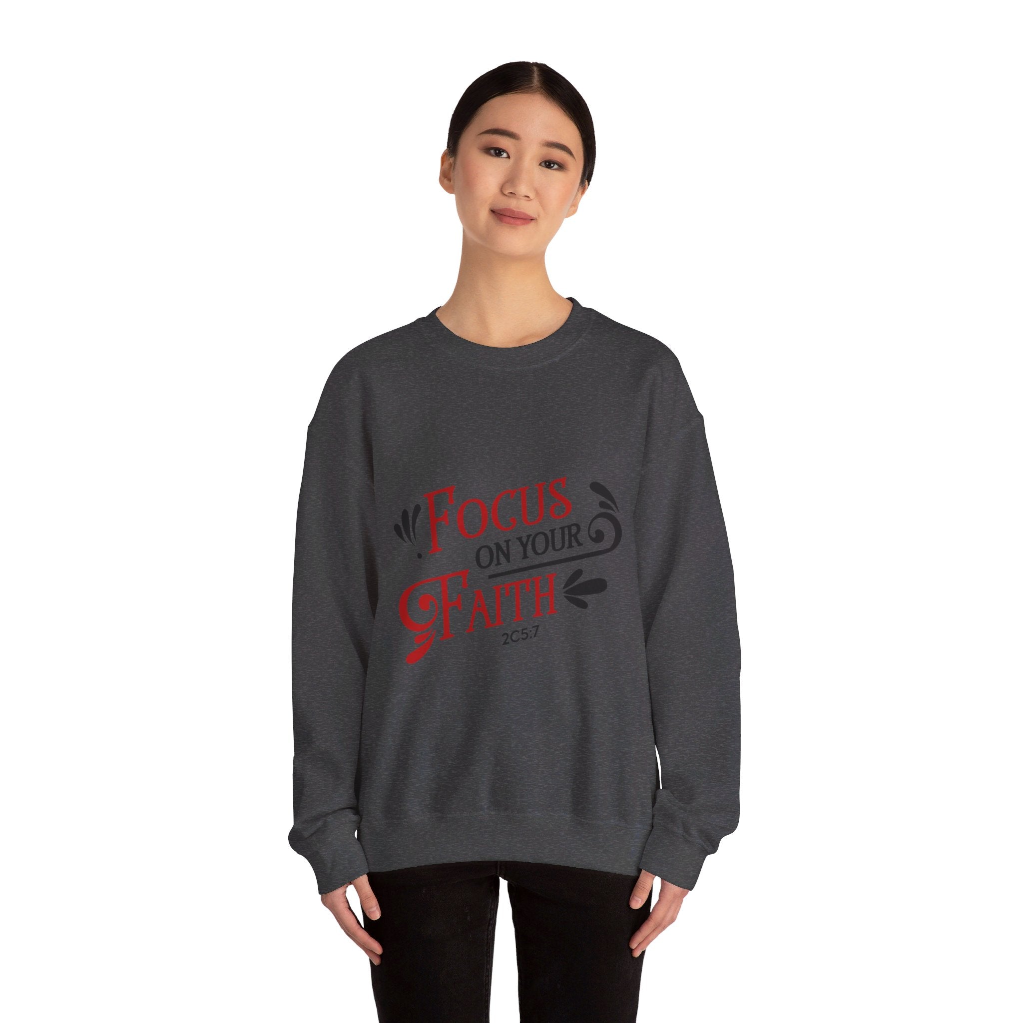 Concentrez-vous sur votre sweat-shirt unisexe foi 