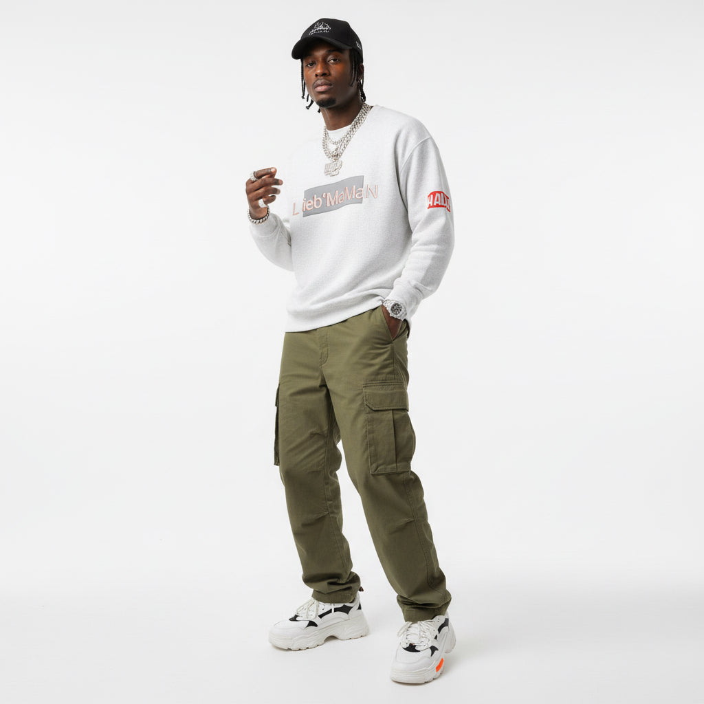 Lieb'MaMan Unisex Heavy Blend Crewneck Sweatshirt - Gift for Mom Printify