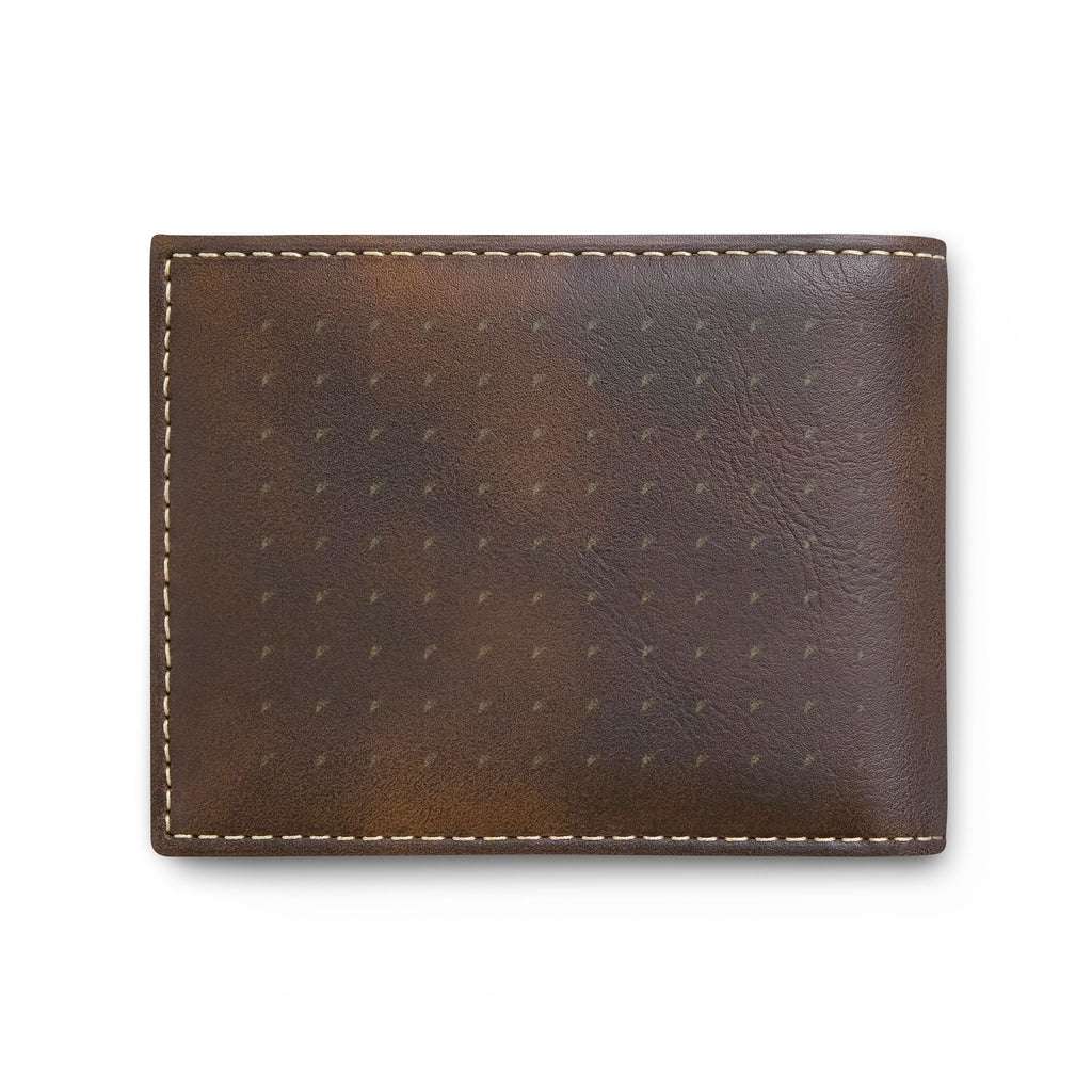 Bi-Fold Wallet — Slim Leather Card Wallet with Flip Pocket