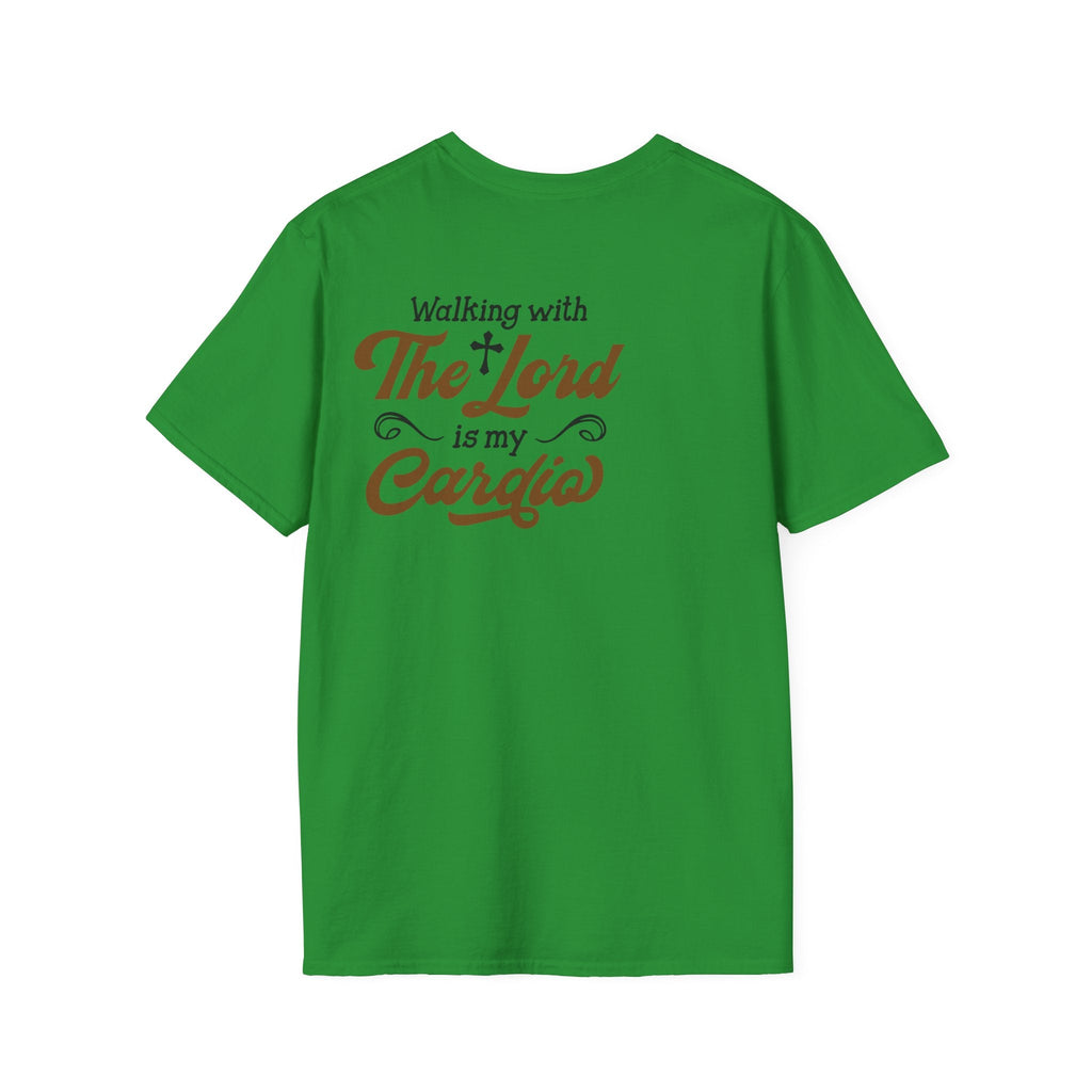 Faith-Inspired Unisex T-Shirt, The Lord is My Cardia, Christian Apparel, Spiritual Gift, Everyday Comfort Wear, Perfect for Church, [...] Printify