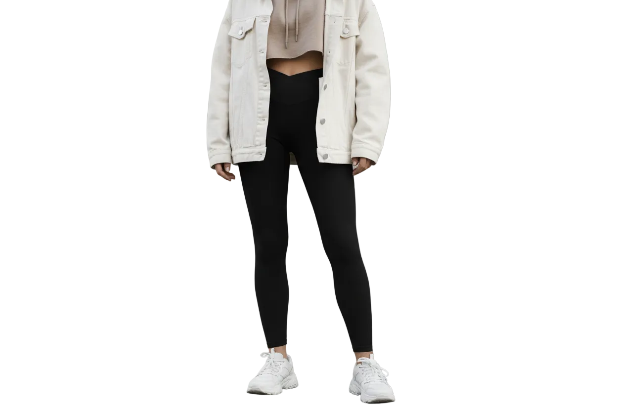 Women’s Luxe Leggings — High-Waist V-Cut Activewear Leggings