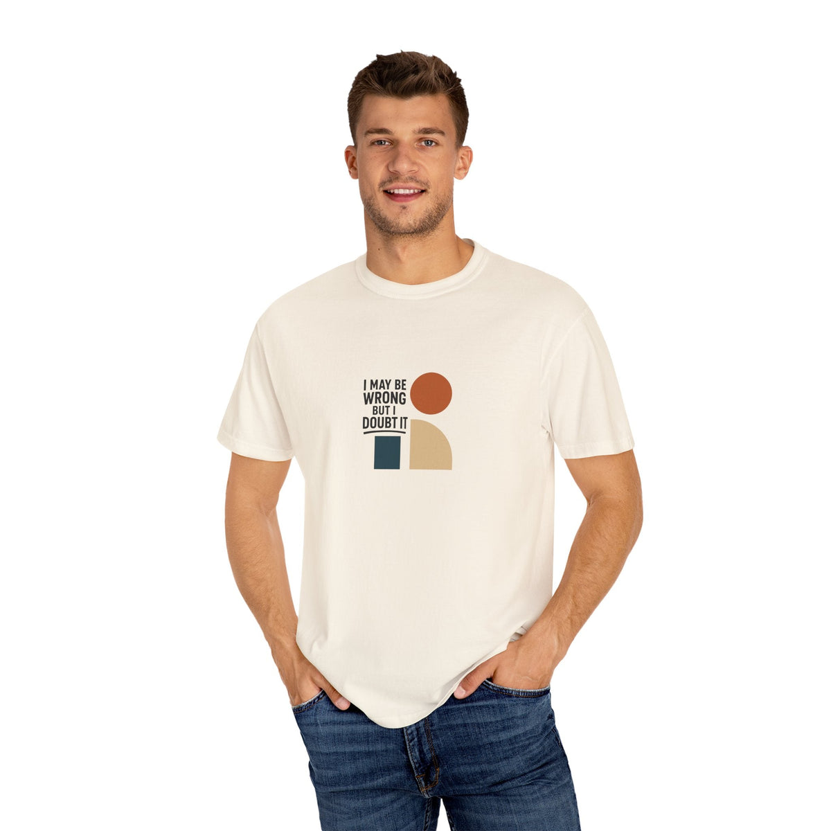 Playful Statement T-Shirt for Thoughtful Souls, Casual Wear, Gift for Friends, Positive Affirmation Tee, Everyday Comfort Printify