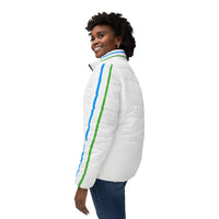 Women’s Puffer Jacket ' Lemon Blue'