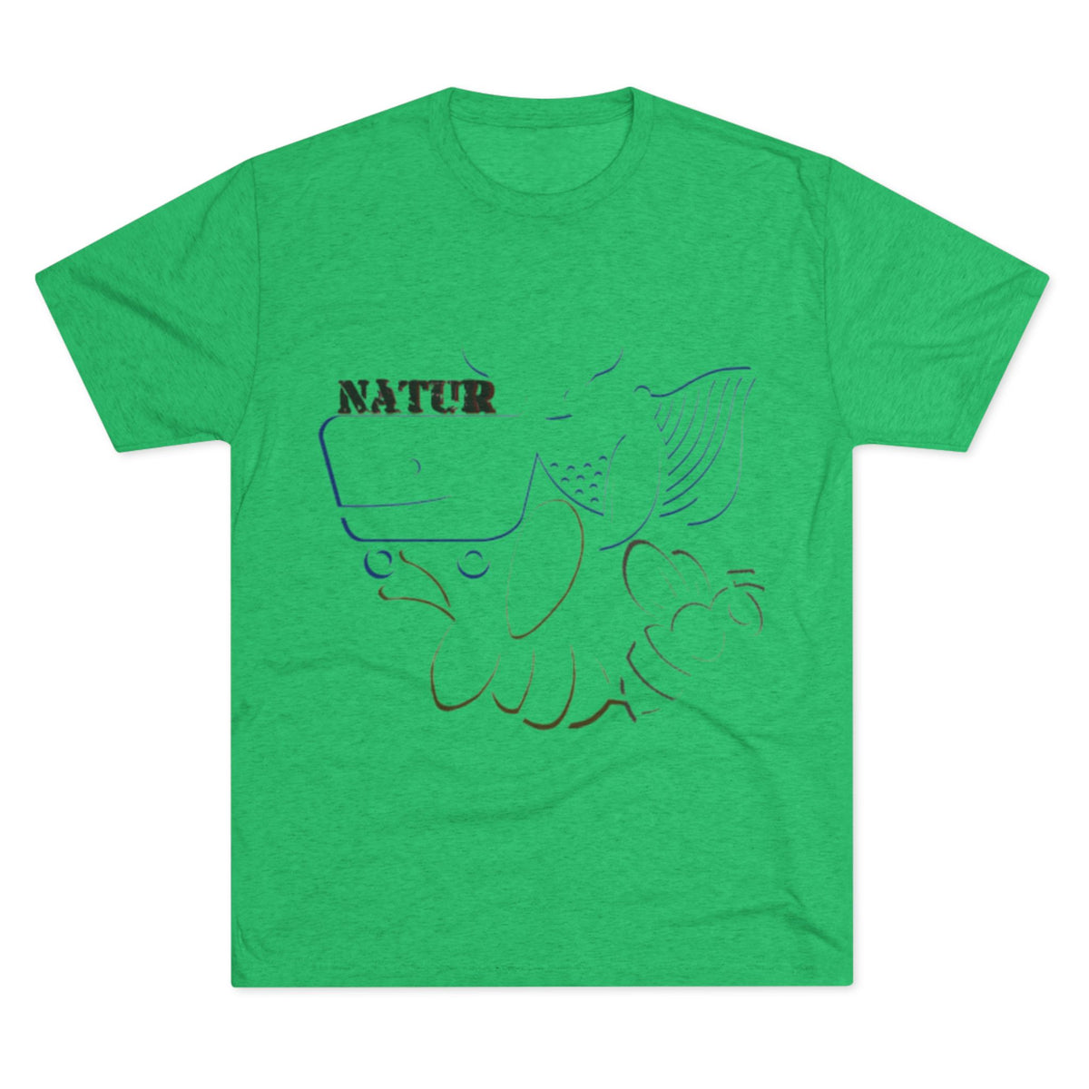 Nature Inspired Tee - Unisex Tri-Blend Crew Tee