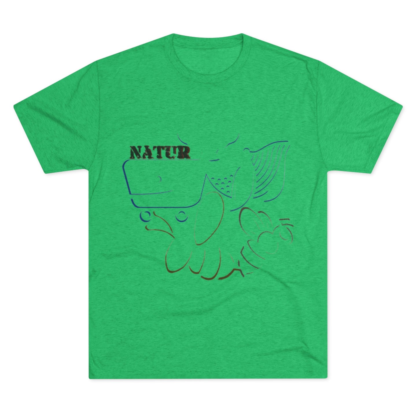 Nature Inspired Tee - Unisex Tri-Blend Crew Tee