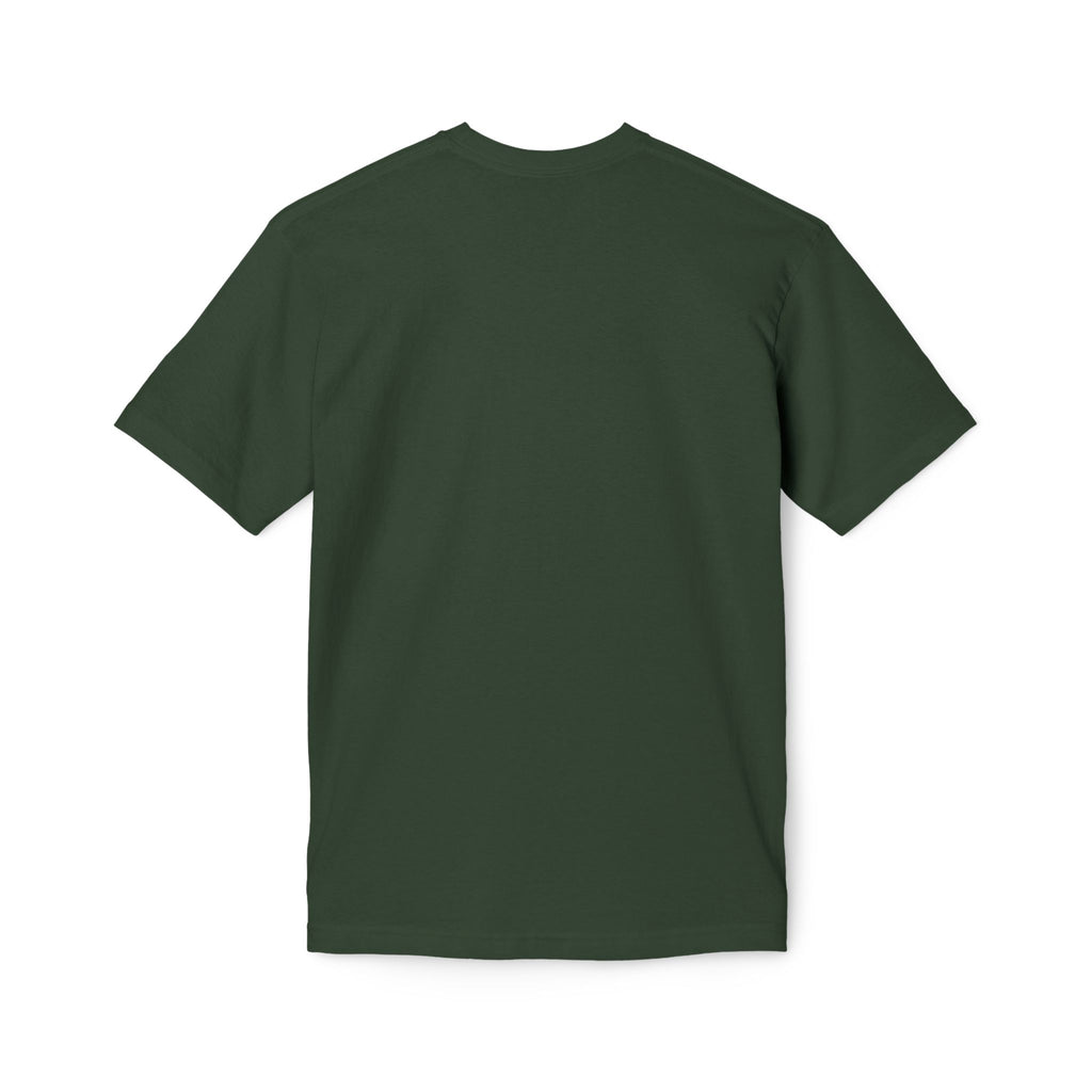 T-Shirt — Retro Patch Chest Logo Tee (Made in USA)