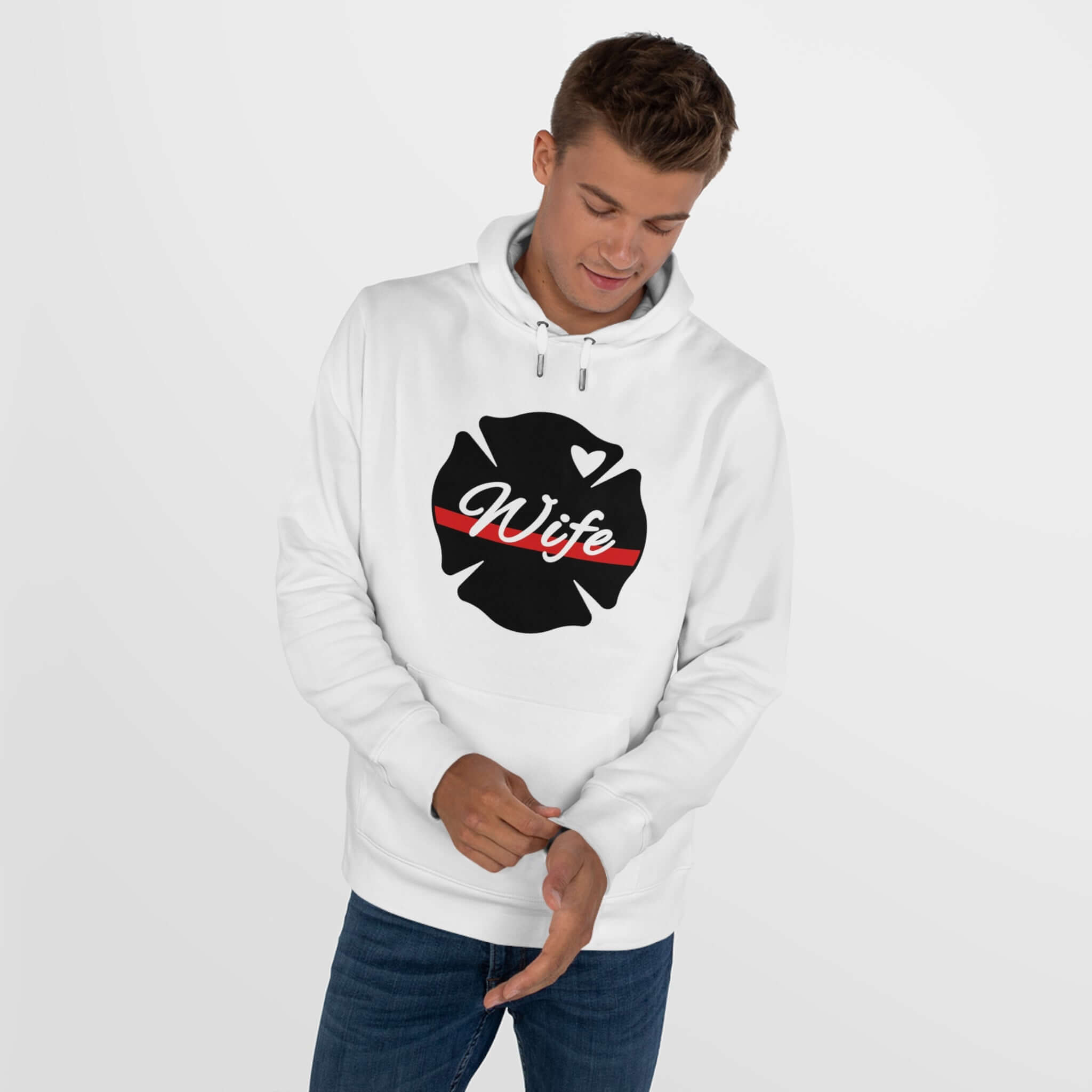 King Hooded Sweatshirt - Wife