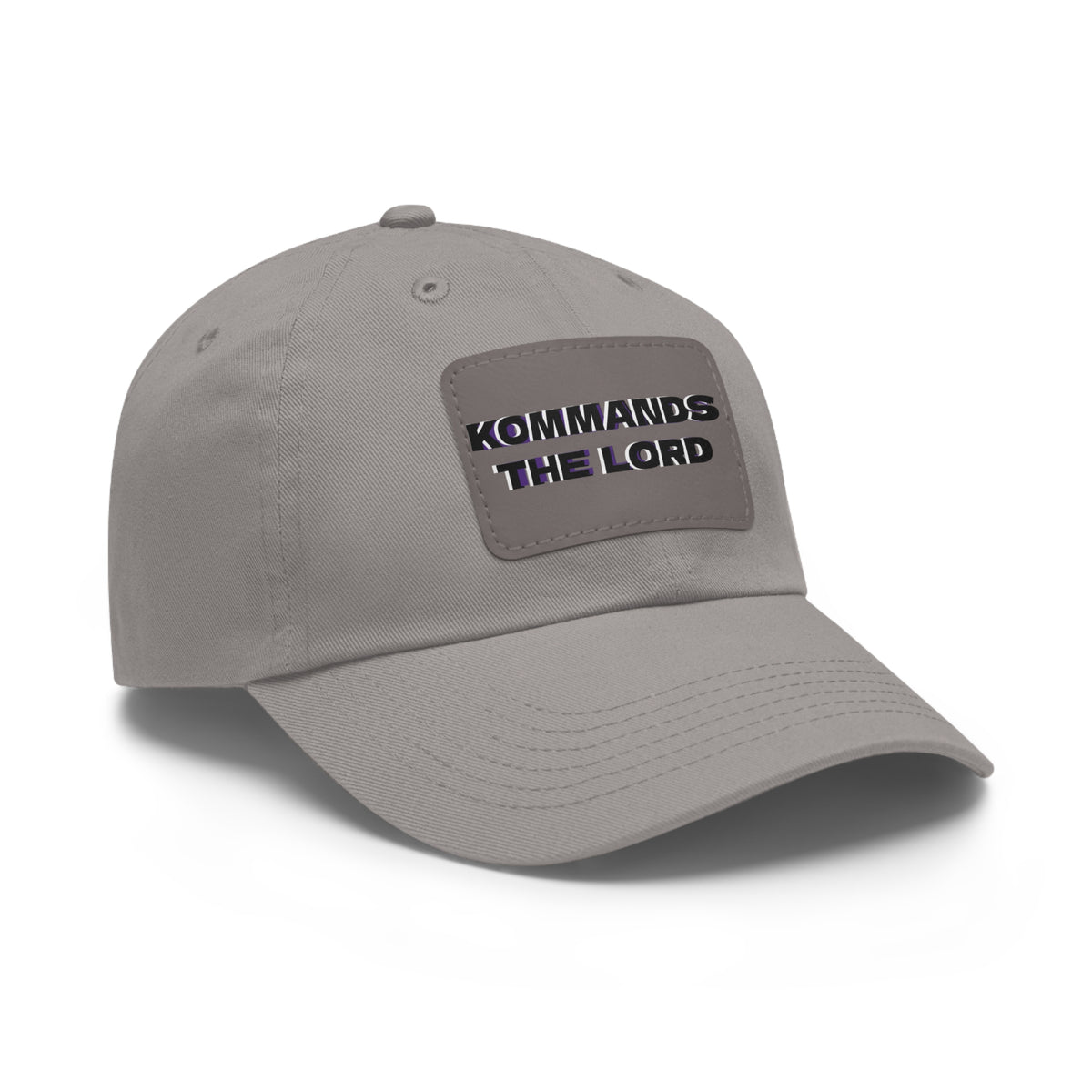 Dad Hat - Kommands The Lord Leather Patch Cap