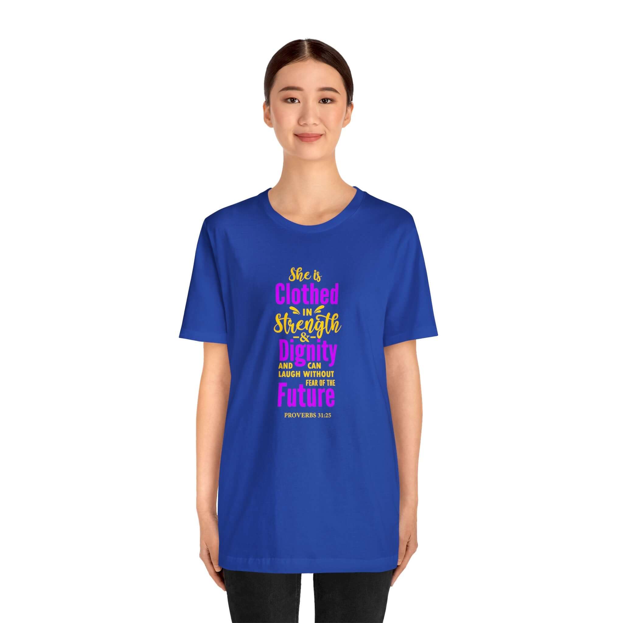 She Is Clothed In Strength Unisex Tee - RC’nSONS
