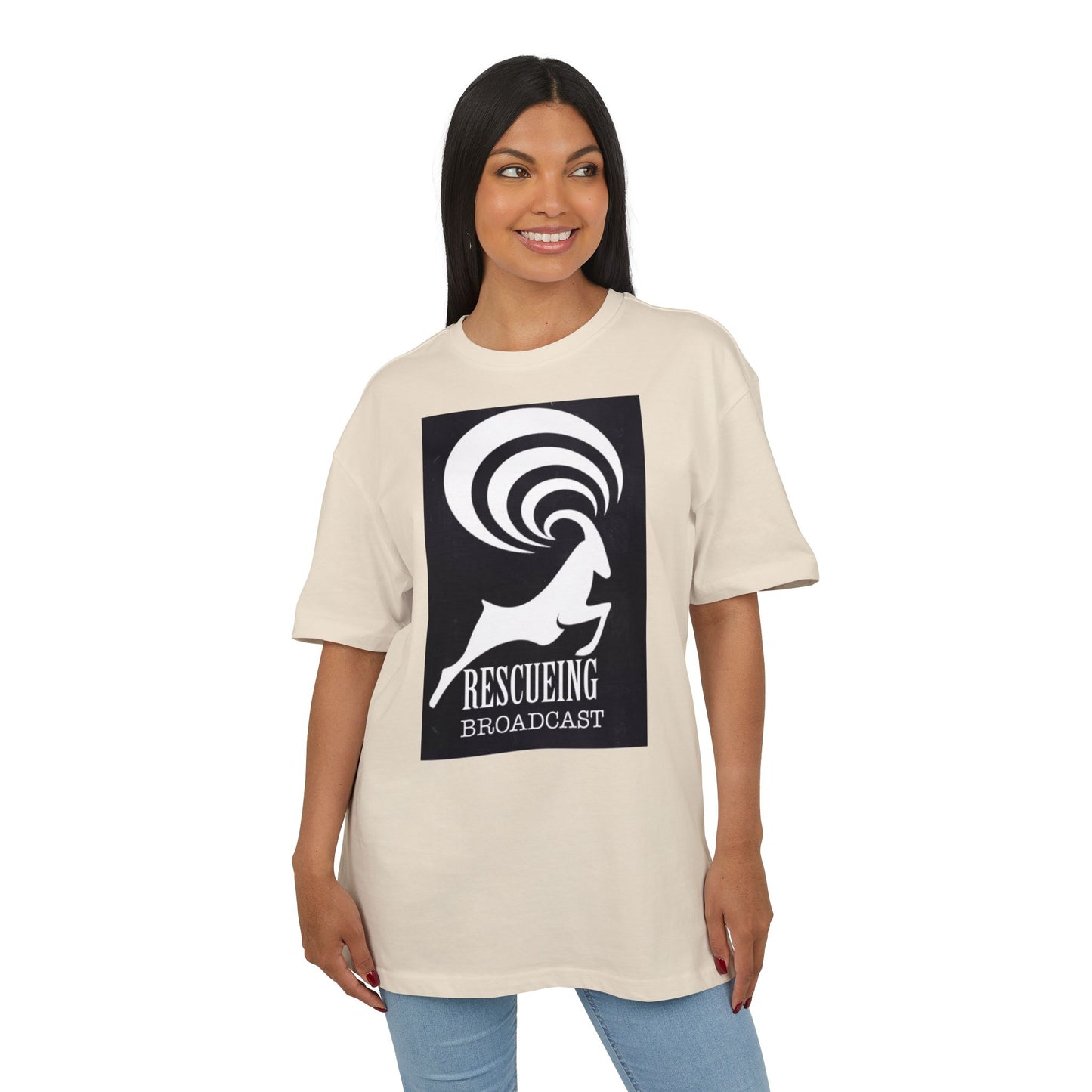 Oversize Tee - Rescuing Broadcast Bold