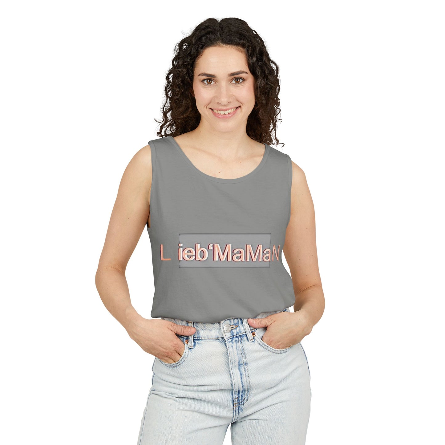 Lieb'MaMan Unisex Garment-Dyed Tank Top - Stylish and Comfortable Summer Wear