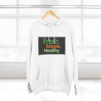 Unisex Three-Panel Fresh Simple Hoodie