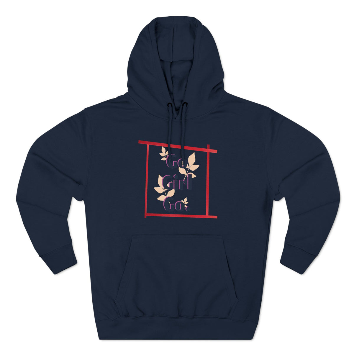 Fleece Hoodie - 'go girl go' Empowering Design