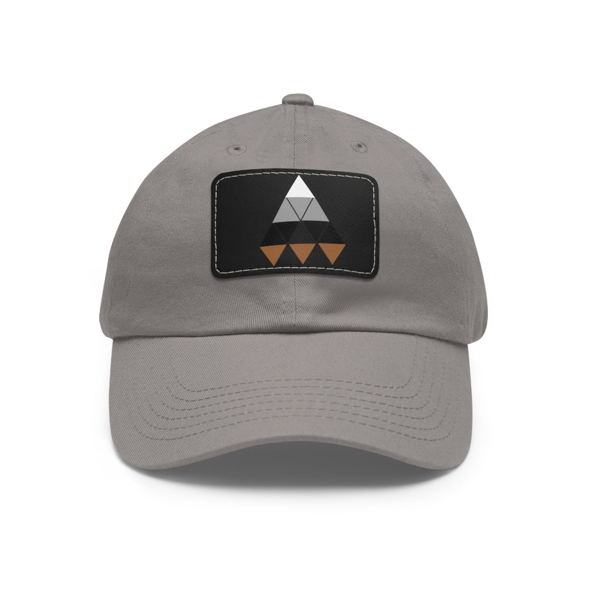 Stylish Dad Hat with Leather Patch - Adjustable Cap for Outdoor Adventures, Gift for Dad, Summer Fashion, Casual Look, Unique Accessory Printify