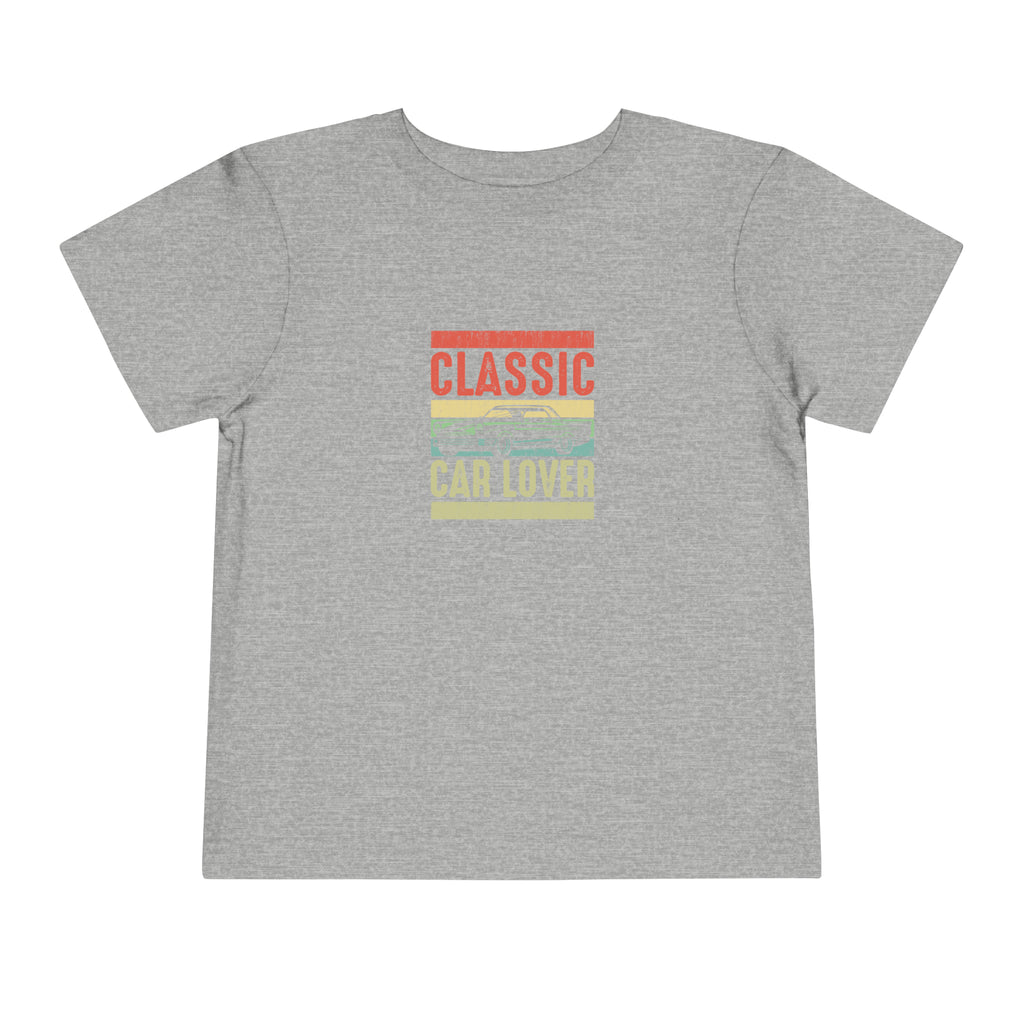 T-shirt pour tout-petits amoureux des voitures classiques 