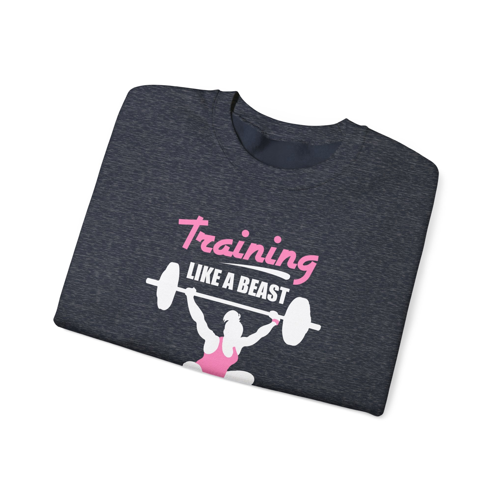 S’entraîner comme un sweat-shirt unisexe bête 