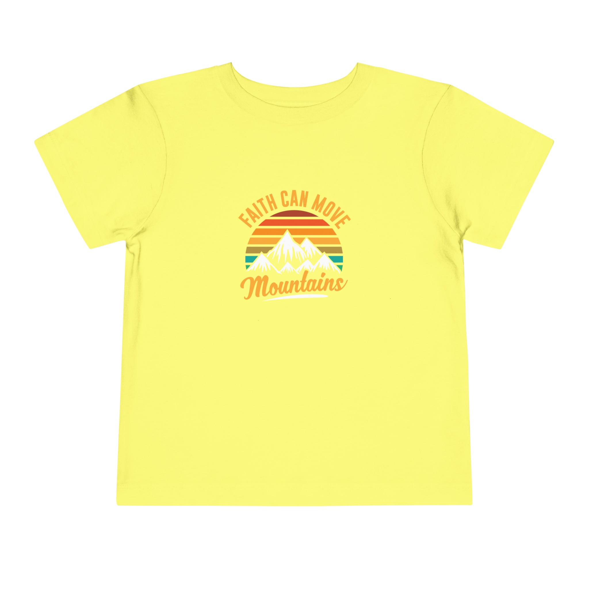 T-shirt pour tout-petits Faith Can Move Mountains 