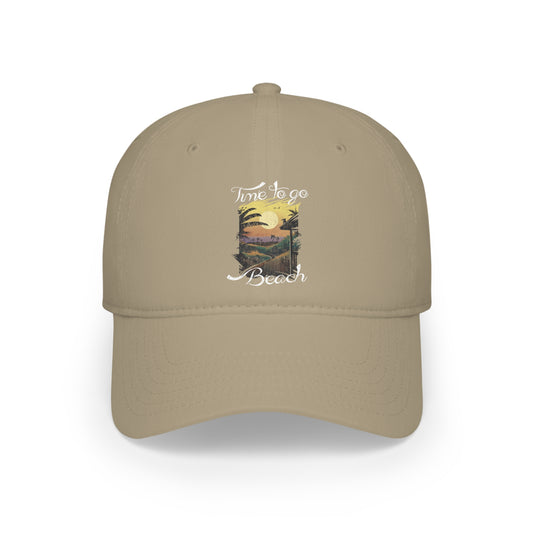 Time To Go Beach Cap