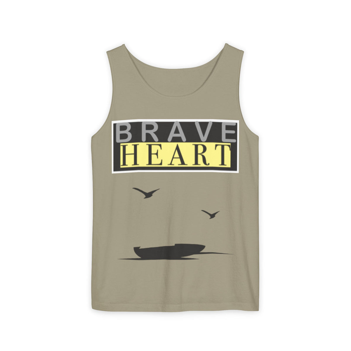 Brave Heart Tank Top | Unisex Garment-Dyed Tee