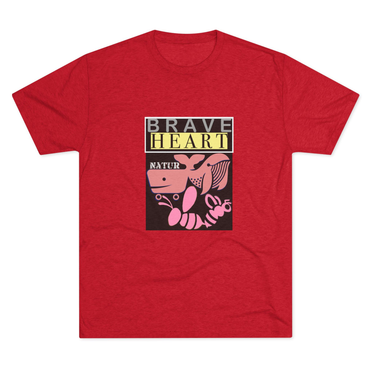 Brave Heart Tri-Blend Unisex T-Shirt