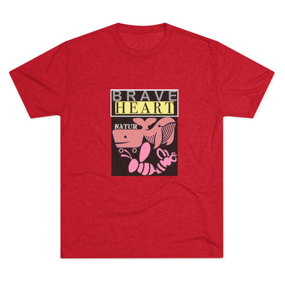 Brave Heart Tri-Blend Unisex T-Shirt
