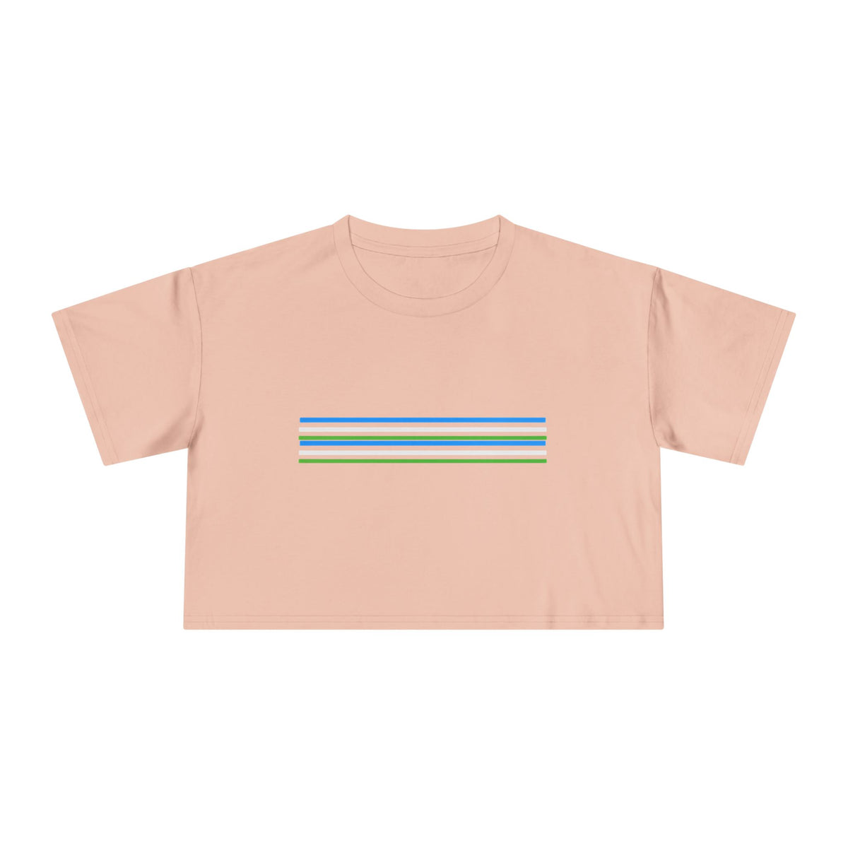 Crop Tee - Bubblegum Design for Women