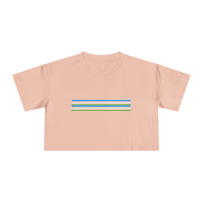 Crop Tee - Bubblegum Design for Women
