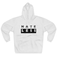 Hate Less Unisex Pullover Hoodie - Positive Vibes for Everyday Wear