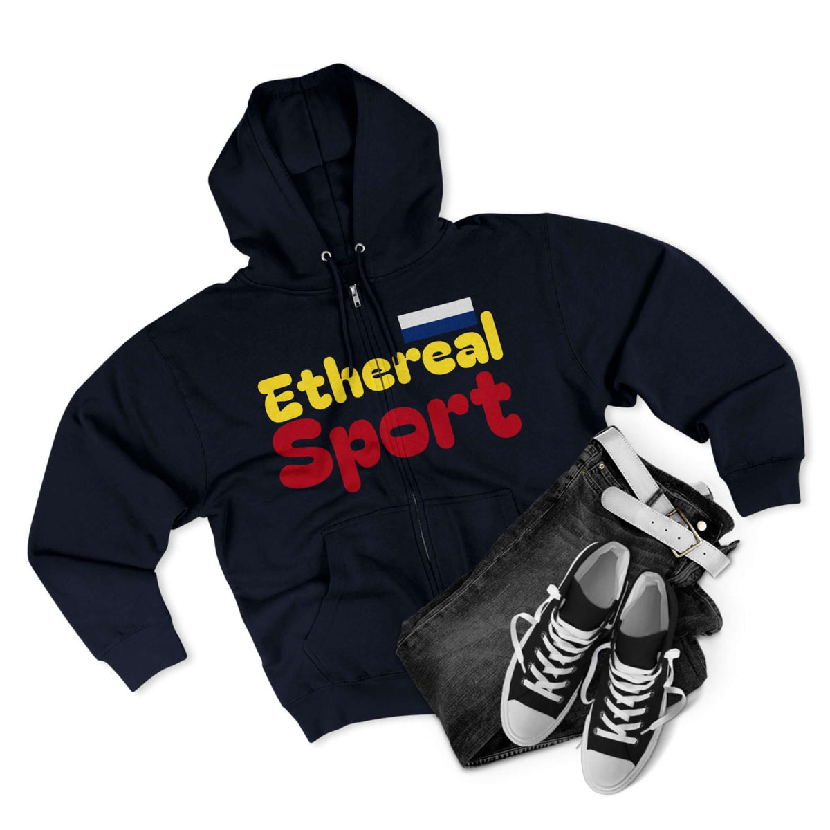 Ethereal Sport Zip Hoodie - RC'nSONS Unisex Printify