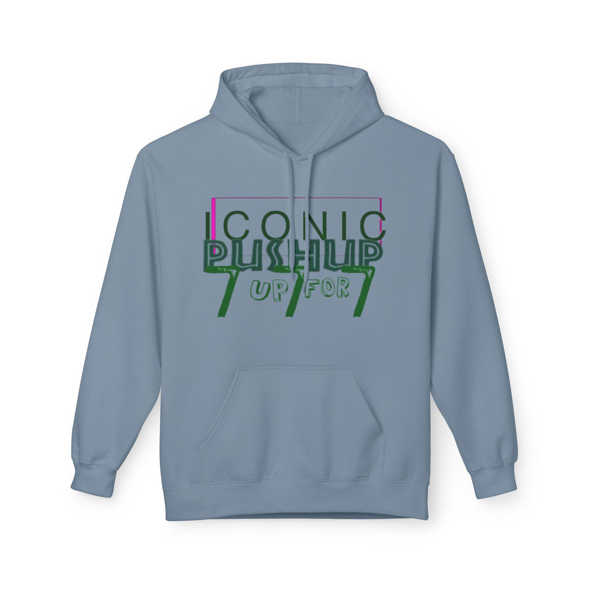 Iconic Push-Up Fleece Hoodie - Trendy Unisex Sweatshirt