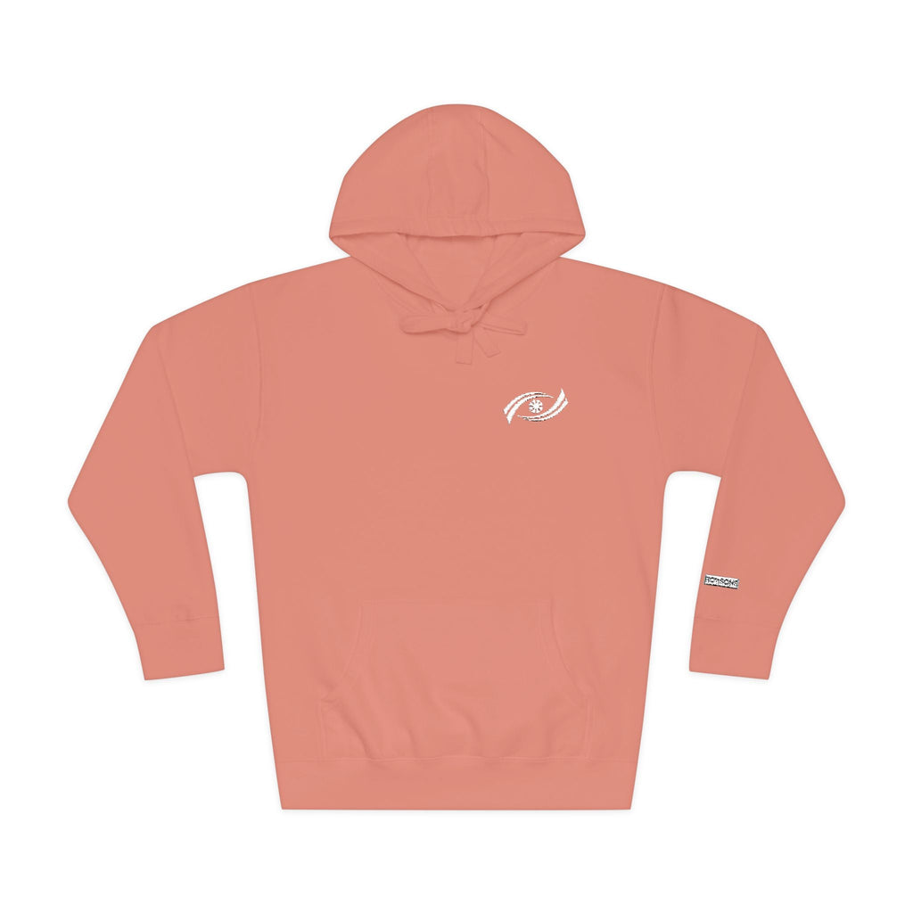 Cozy Unisex Fleece Hoodie with Artistic Design, Casual Wear, Gift for Him/Her, Fall Fashion, Everyday Comfort Printify