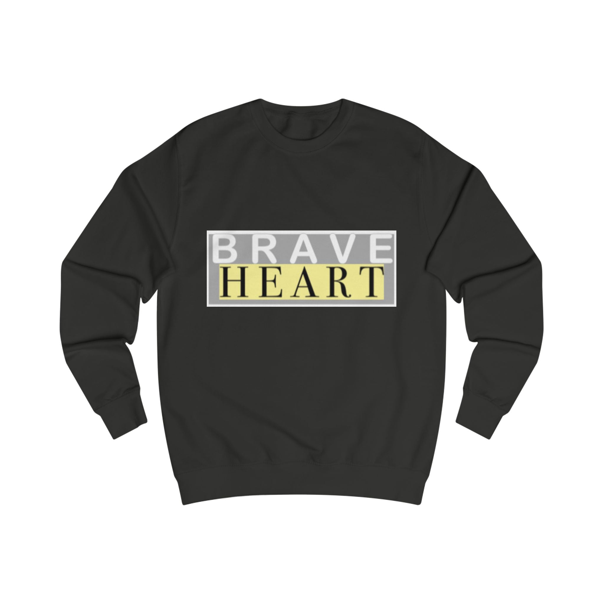 Brave Heart Unisex Sweatshirt - Motivational Gift, Cozy Casualwear, Positive Vibes, Birthday Present, Inspirational Apparel