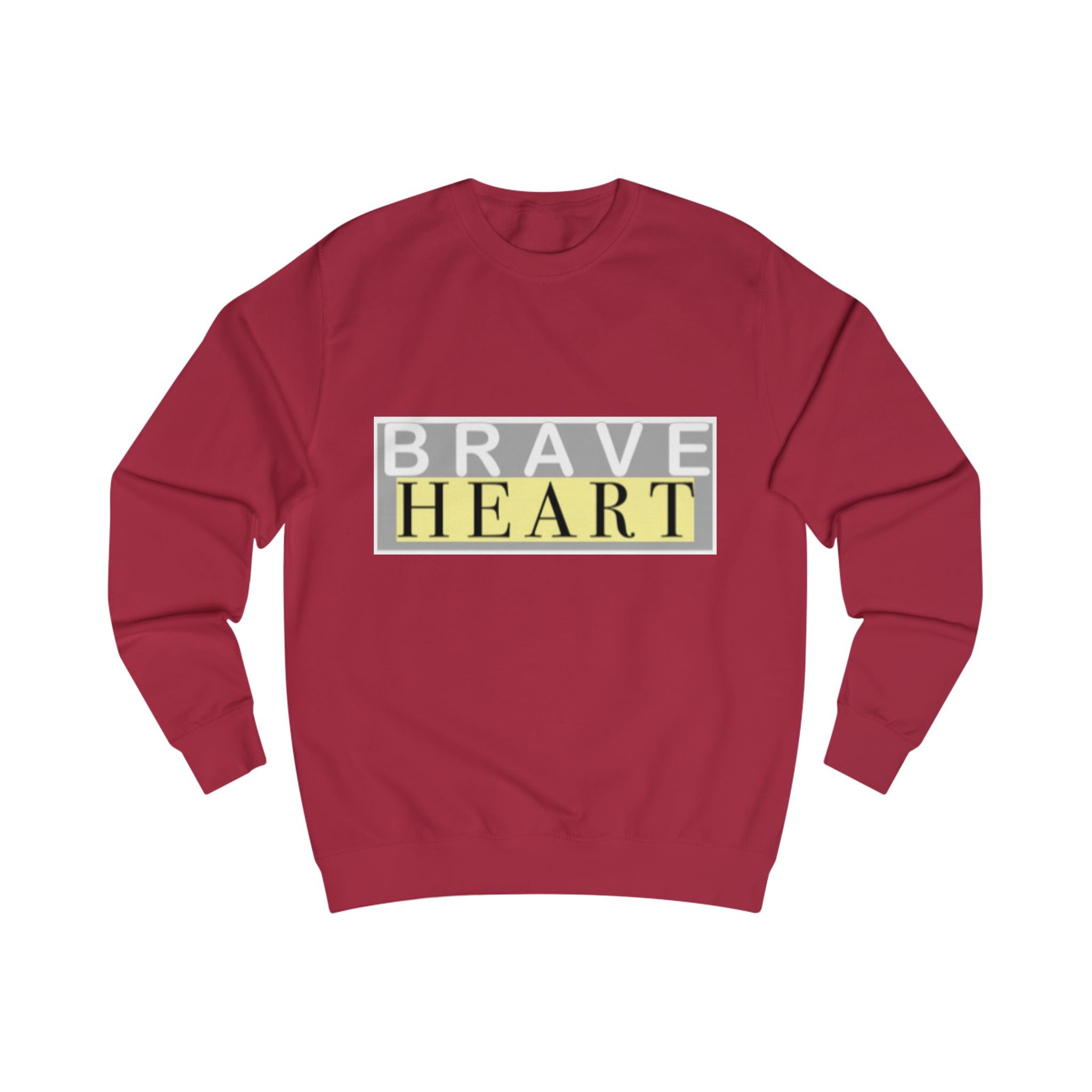 Brave Heart Unisex Sweatshirt - Motivational Gift, Cozy Casualwear, Positive Vibes, Birthday Present, Inspirational Apparel