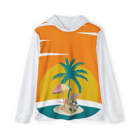 Hoodie with 'i land' Design - Men's Sports Warmup